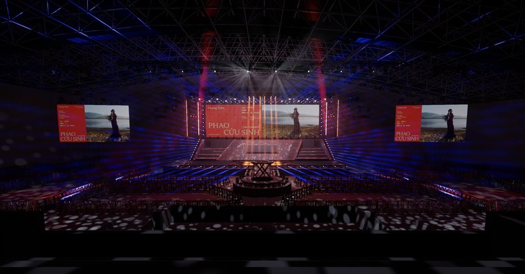 Concert "Phao Cứu Sinh" của Hương Tràm hé lộ sân khấu lấy cảm hứng từ sóng biển ảnh 5