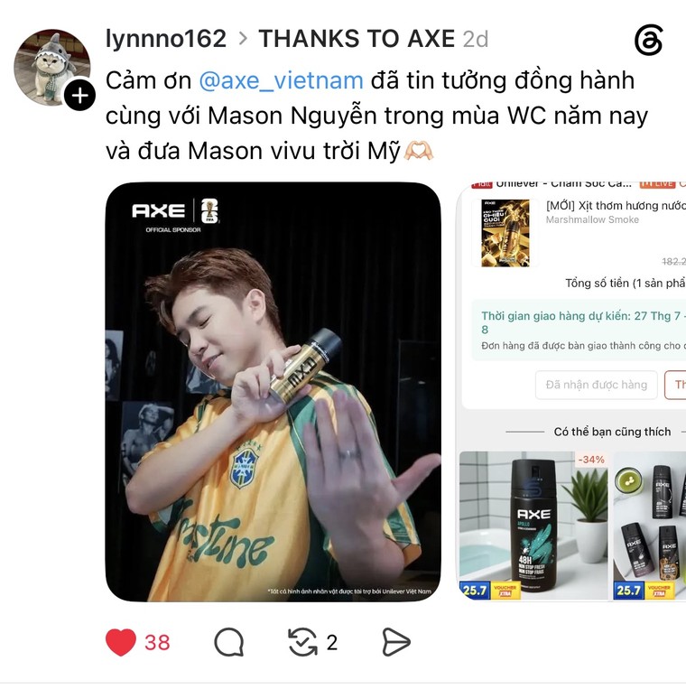 "Thanks To AXE": Một phép thử mới cho mối quan hệ giữa nghệ sĩ, fandom và thương hiệu ảnh 5