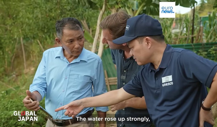 Euronews giới thiệu dự án hợp tác Nhật Bản - UNESCO - Việt Nam trong ứng phó thiên tai ảnh 1