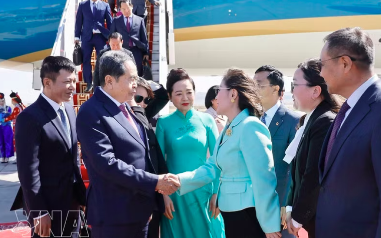 Báo Mông Cổ đưa tin Chủ tịch Quốc hội Việt Nam bắt đầu chuyến thăm chính thức Mông Cổ ảnh 1