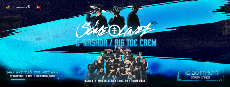 SOME≡LINEZ và Big Toe Crew: Một cuộc gặp giữa nghệ thuật truyền thống Nhật Bản và văn hóa đường phố Việt Nam ảnh 2