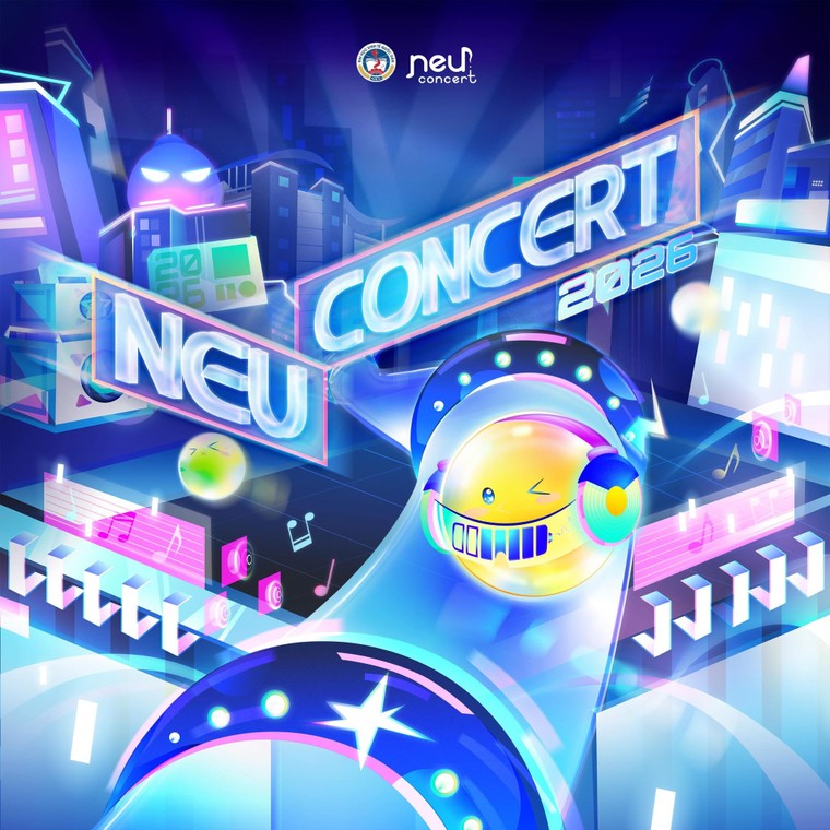 NEU Concert 2026: Khi năng lượng tuổi trẻ cộng hưởng thành bản hòa ca thanh xuân rực rỡ ảnh 2