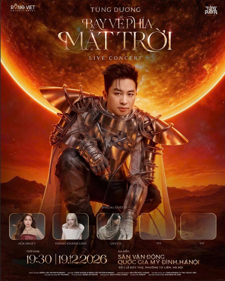 Tùng Dương ‘’chơi lớn’’ với sân khấu rộng 90m, gần 100 vũ công trong Live Concert tại SVĐ Mỹ Đình ảnh 1