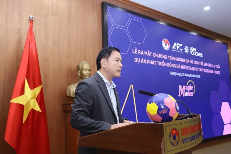 Liên đoàn Bóng đá Việt Nam ra mắt Chương trình phát triển bóng đá nữ trẻ em từ 6-9 tuổi ảnh 1