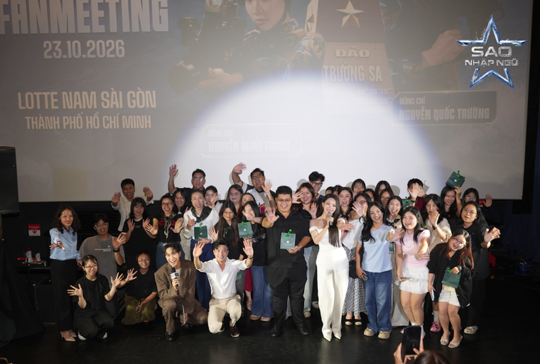 Fanmeeting Sao Nhập Ngũ 2026: Minh Trang, Quốc Trường bật mí hành trình tiến ra Trường Sa ảnh 10