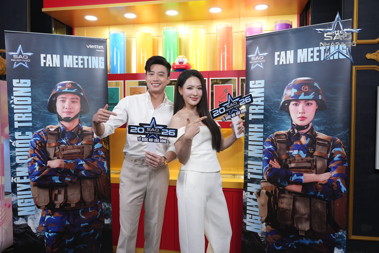 Fanmeeting Sao Nhập Ngũ 2026: Minh Trang, Quốc Trường bật mí hành trình tiến ra Trường Sa ảnh 1