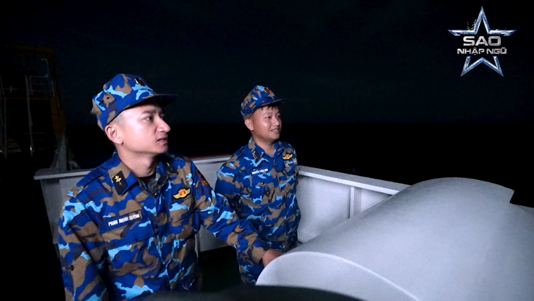 Tập 12 Sao Nhập Ngũ 2026: Châu Bùi, Minh Trang vật vã vì say sóng; dàn nghệ sĩ xúc động trước biển trời Tổ Quốc ảnh 2