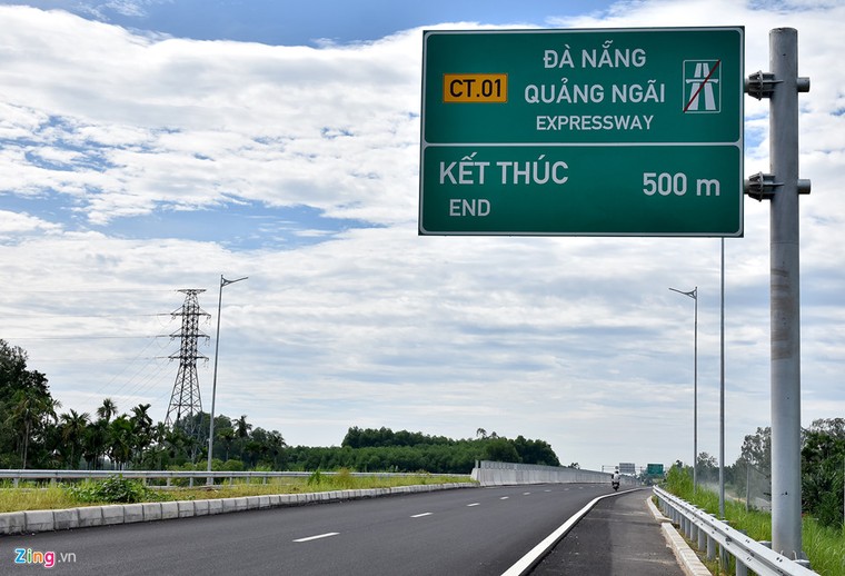 Toàn cảnh cao tốc Đà Nẵng - Quảng Ngãi trước ngày thông xe ảnh 11
