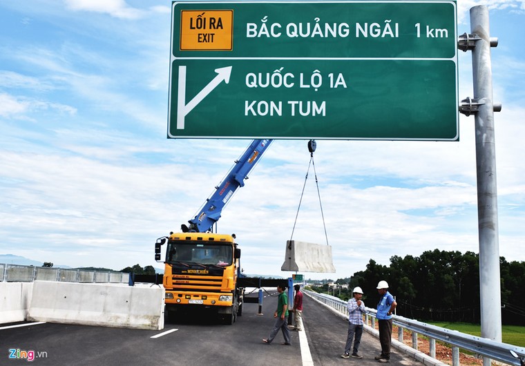 Toàn cảnh cao tốc Đà Nẵng - Quảng Ngãi trước ngày thông xe ảnh 5
