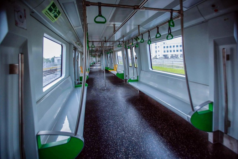 5 đoàn tàu đường sắt trên cao chạy thử ở Hà Nội ảnh 2