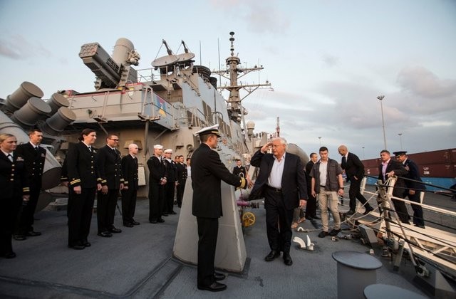 Rời Syria, chiến hạm nước nào lần đầu cập cảng Israel sau 20 năm?