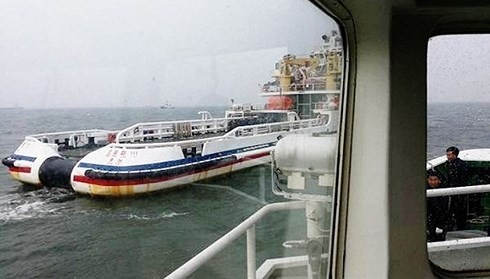 Chìm phà chở cát tại Trung Quốc khiến bao nhiêu người mất tích?