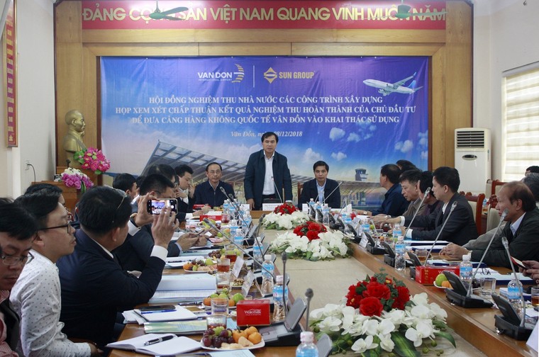 Hội đồng nghiệm thu đánh giá cao chất lượng sân bay quốc tế Vân Đồn ảnh 1