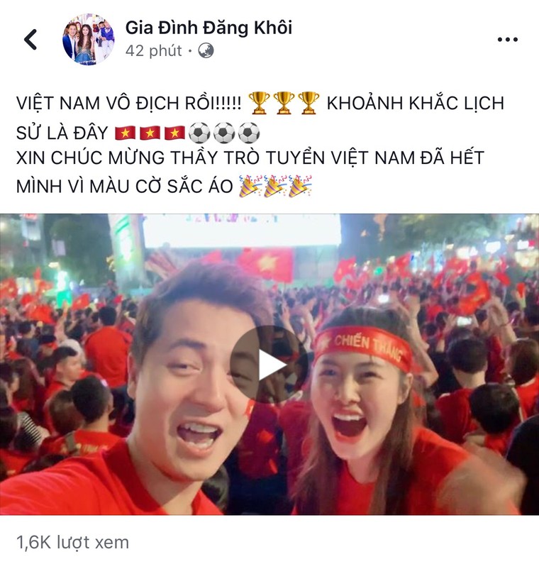 Sao Việt nhuộm đỏ mạng xã hội, tự hào hô vang 'Việt Nam vô địch' ảnh 4