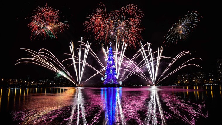 Vòng quanh thế giới, check-in ở 8 cây thông Noel nổi tiếng ảnh 1