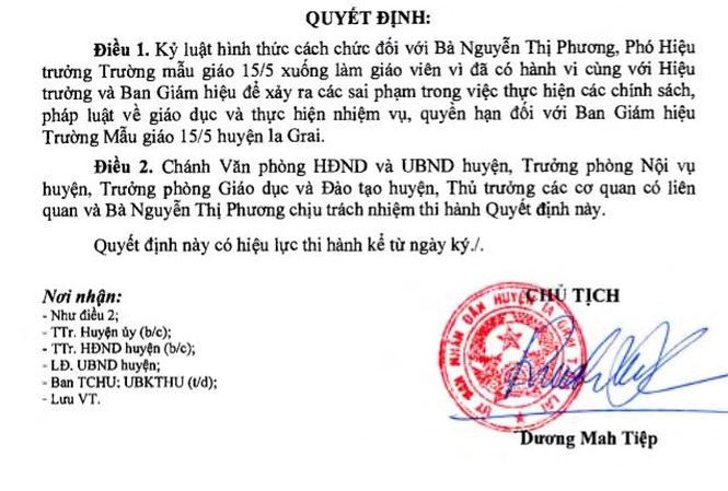 Giáng chức hiệu trưởng, hiệu phó vì nâng khống số lượng học sinh ảnh 1