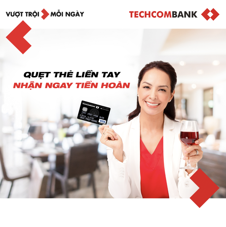 Rộn ràng mua sắm tết, hoàn tiền không giới hạn với thẻ thanh toán Techcombank ảnh 1