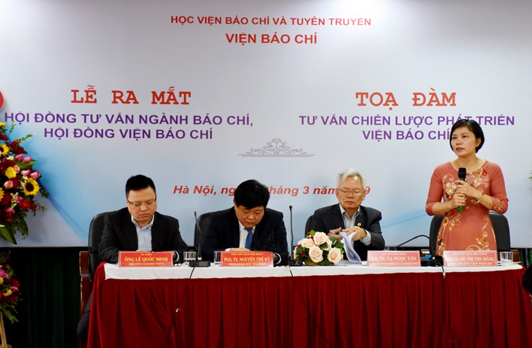 Ra mắt Hội đồng tư vấn ngành Báo chí, Hội đồng Viện Báo chí và Tọa đàm 'Tư vấn chiến lược phát triển Viện Báo chí' ảnh 6