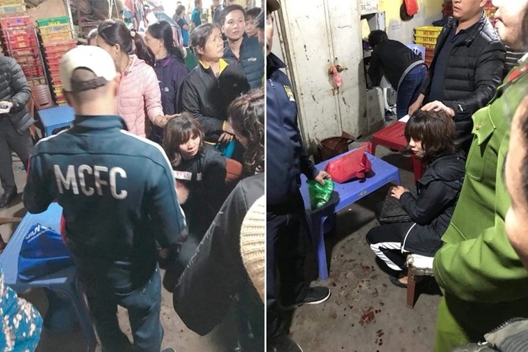 Điều tra nghi án nổ súng, cướp tiền ở chợ Long Biên ảnh 1