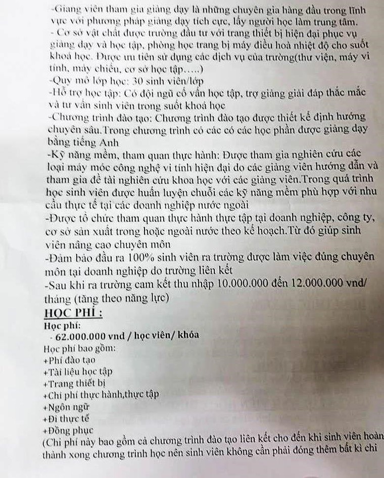 Đại học Kinh tế TP. HCM bị giả con dấu, lừa thí sinh ảnh 3