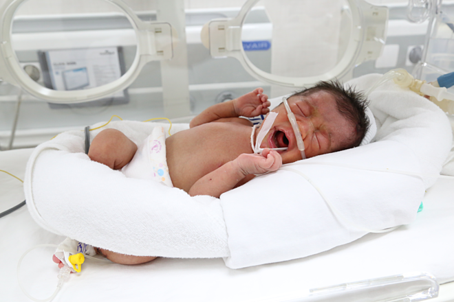 Cứu em bé sơ sinh 1,5 kg bị bỏ rơi ven đường suýt chết ảnh 1