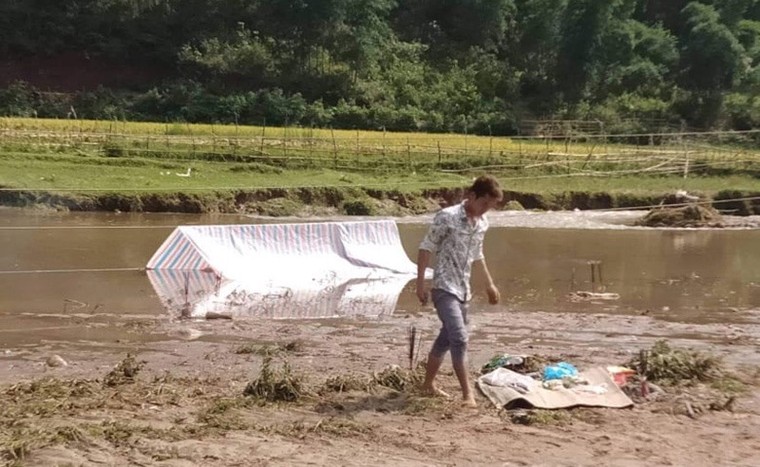 Gãy cột điện cao thế, 2 vợ chồng bị điện giật tử vong ảnh 1