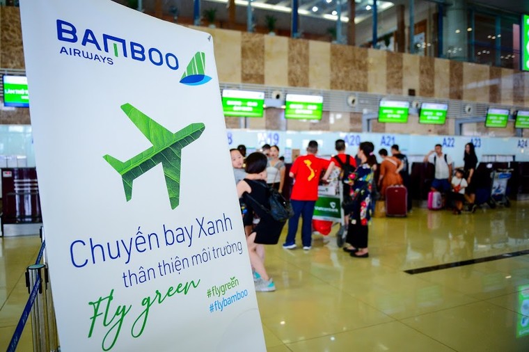 Chuyến bay đặc biệt của Bamboo Airways khởi đầu hành trình ‘bay Xanh’ ảnh 1
