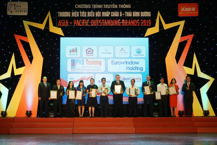 Eurowindow Holding được vinh danh Top 10 Thương hiệu Tiêu biểu Hội nhập Châu Á - Thái Bình Dương 2019 ảnh 1