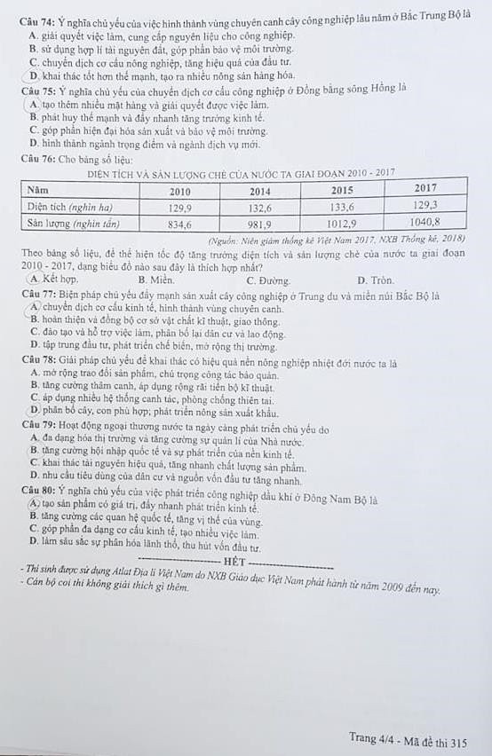 Thí sinh thở phào với đề Địa lý THPT quốc gia 2019 ảnh 4