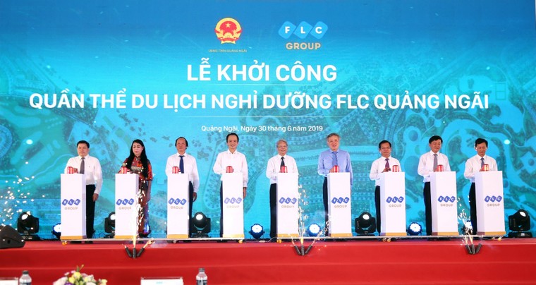 Tập đoàn FLC khởi công quần thể nghỉ dưỡng 1.026 ha tại Quảng Ngãi ảnh 1