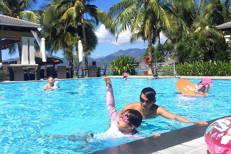  ‘Đột nhập’ lớp học 5 sao trang bị kỹ năng sinh tồn của các ‘kình ngư nhí’ tại Vinpearl ảnh 4