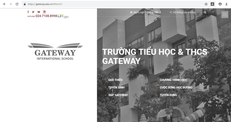 Đâu là tên gọi đúng của trường Gateway? ảnh 1