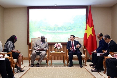 Phó Thủ tướng Vương Đình Huệ tiếp Đại sứ các nước Nam Phi, Nigeria ảnh 1