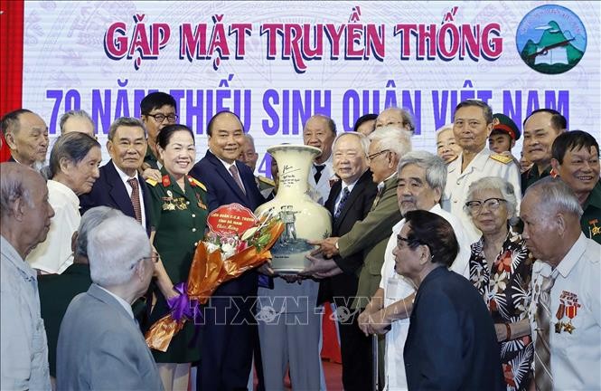 Thủ tướng dự gặp mặt Kỷ niệm 70 năm thành lập Trường Thiếu sinh quân Việt Nam ảnh 3