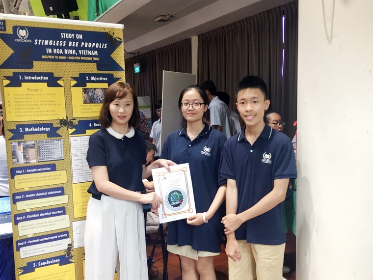 2 nhóm học sinh Việt xuất sắc mang về giải Bạc và Đồng tại cuộc thi Nghiên cứu khoa học quốc tế ảnh 3