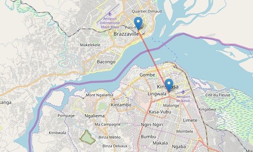 Sông Congo tạo ra 2 thủ đô gần nhau nhất trên thế giới đúng hay sai?