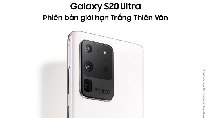Ra mắt Galaxy S20 Ultra Phiên bản giới hạn Trắng Thiên Vân: Đậm phong cách thanh lịch tối giản ảnh 1