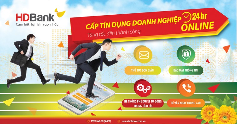 Cấp tín dụng doanh nghiệp online 24/7 tại HDBank ảnh 1