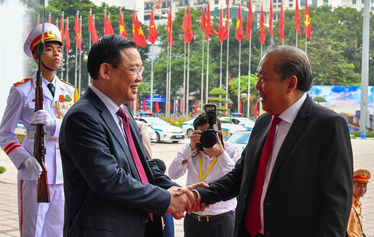 Chùm ảnh: Tổng Bí thư, Chủ tịch nước chỉ đạo Đại hội Đảng bộ Hà Nội ảnh 4