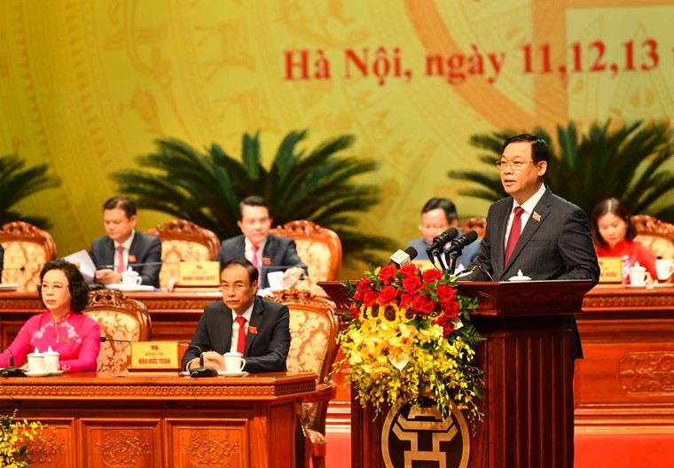 Chùm ảnh: Tổng Bí thư, Chủ tịch nước chỉ đạo Đại hội Đảng bộ Hà Nội ảnh 7