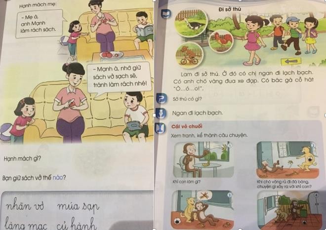 Cả 4 cuốn Tiếng Việt lớp 1 có 'sạn': Nhà xuất bản Giáo dục Việt Nam nói gì? ảnh 2