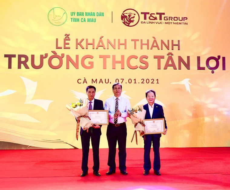 Tập đoàn T&T Group tài trợ xây dựng trường học tại tỉnh Cà Mau ảnh 2