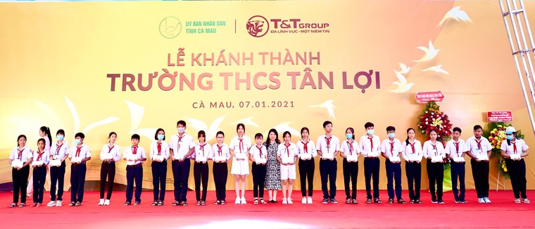 Tập đoàn T&T Group tài trợ xây dựng trường học tại tỉnh Cà Mau ảnh 3