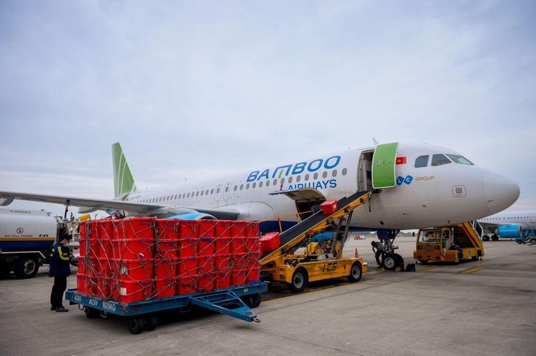 Bamboo Airways tài trợ vận chuyển cho y bác sĩ, thiết bị y tế đến chi viện Hải Dương ảnh 1