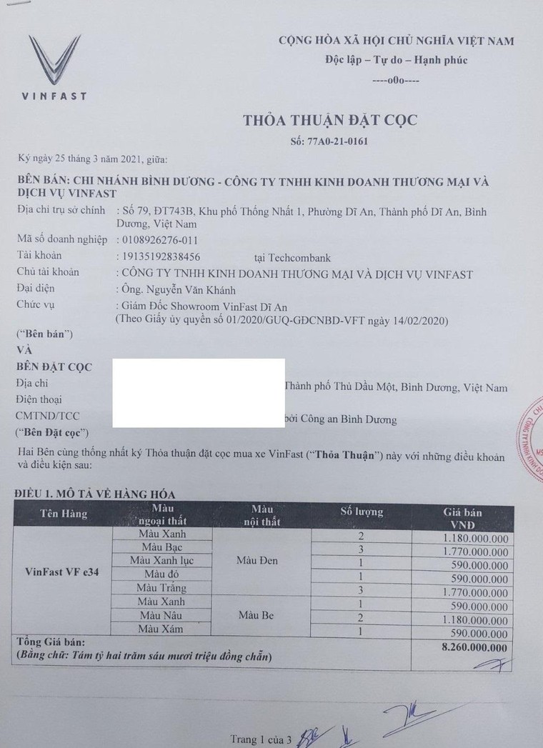 Ai là người đặt mua ô tô điện VinFast VF e34 nhiều nhất đến thời điểm này? ảnh 1