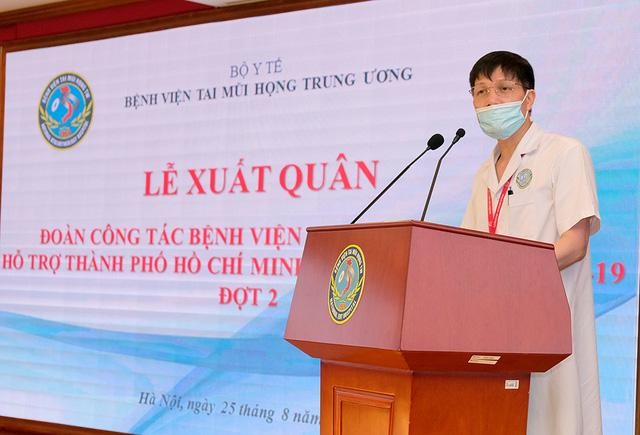 Các 'chiến sĩ' Bệnh viện Tai Mũi Họng TW lần 2 vào Trung tâm hồi sức tích cực COVID-19 ảnh 2