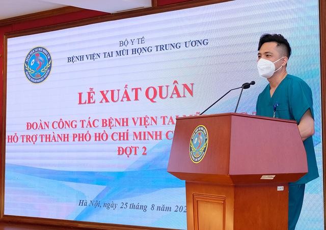 Các 'chiến sĩ' Bệnh viện Tai Mũi Họng TW lần 2 vào Trung tâm hồi sức tích cực COVID-19 ảnh 4