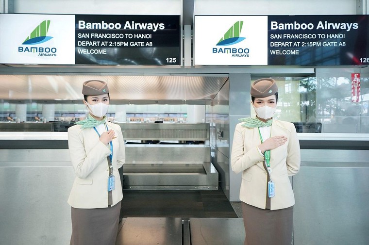 Bamboo Airways đón chuyến bay thẳng không dừng đầu tiên kết nối Việt – Mỹ tại sân bay San Francisco ảnh 6