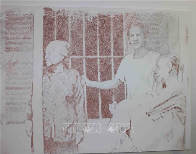 Họa sĩ Bỉ gốc Việt tìm về nguồn cội qua những bức tranh ảnh 2