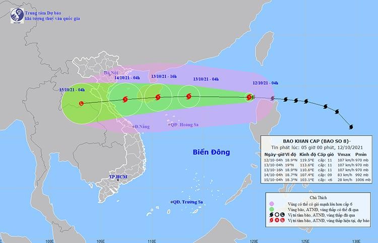 Bão số 8 đi vào biển Đông có khả năng mạnh thêm ảnh 1